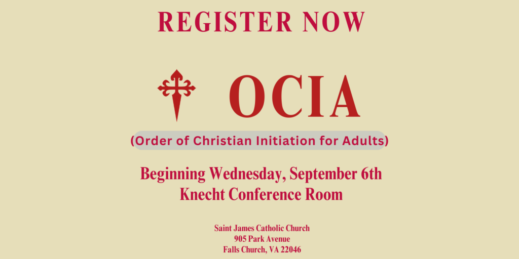 Adult Faith Formation (OCIA) - St. James Catholic Church